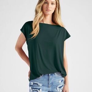 78&Sunny Hunter Green Women's Top